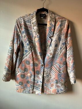 ✨5/$25 Vintage Radcliffe Funky Bohemian Blazer